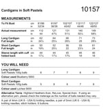 Stylecraft Soft Pastels Aran Cardigan Knitting Pattern 10157