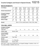 Stylecraft Chunky Adult Loopy Jacket Crochet Pattern 10215