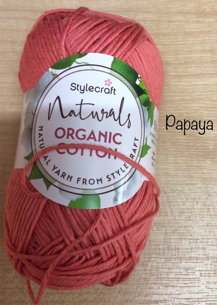 Stylecraft Natural Organic Cotton Double Knit Yarn