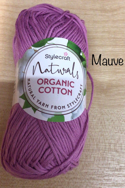 Stylecraft Natural Organic Cotton Double Knit Yarn