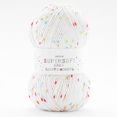 Sirdar Supersoft Aran Rainbow Drops Yarn