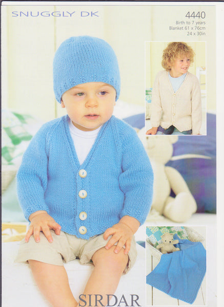Birth to 7 Years Snuggly Double Knit Pattern 4440