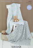 Sirdar Snuggly Spots D/K Crochet Blankets Pattern 4605