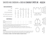 Sirdar Snuggly Spots Sweater and Cardigan Knitting Pattern 4604