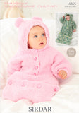 Sirdar Snuggly Snowflake Chunky Sleeping Bag Knitting Pattern 4465