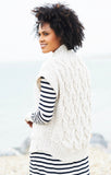 Stylecraft Bellissima Chunky Ladies Sweater and Waistcoat Knitting Pattern 9695