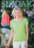 Sirdar No1 Double Knit Tops Knitting Pattern 8128