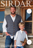 Sirdar Harrap Tweed D/K Tank Top and Waistcoat Knitting Pattern 7981