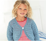 Stylecraft Bambino D/K Girls Bolero Knitting Pattern 9604