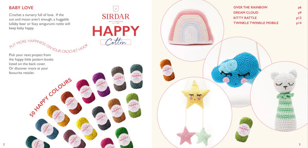 Sirdar Happy Cotton Baby Love Crochet Pattern Book