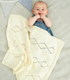 Stylecraft Baby Double Knit Blanket Knitting Pattern 8913