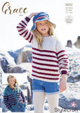 Stylecraft Grace Girls Knitting Pattern 9932