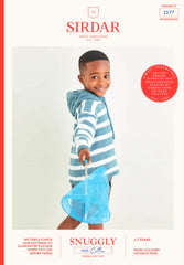 Sirdar Snuggly Cotton D/K Hoodie Knitting Pattern 2577 Size 3-7yrs
