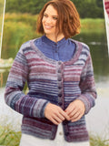 Stylecraft Life Vintage Look D/K Cardigan & Sweater Knitting Pattern 9460