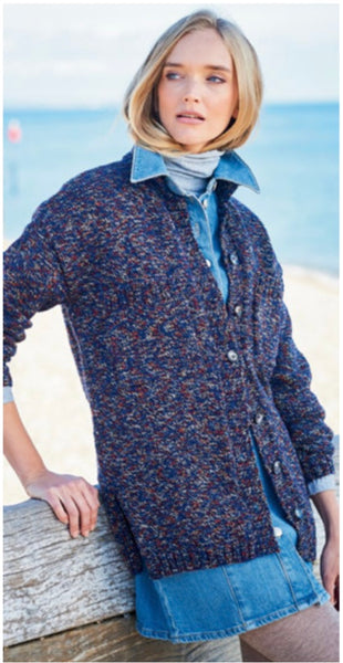 Stylecraft Colour Twist D/K Cardigan Knitting Pattern 9921